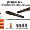 JETKIT BLACK - sada pohonů pro dvoukřídlou bránu do 6 m